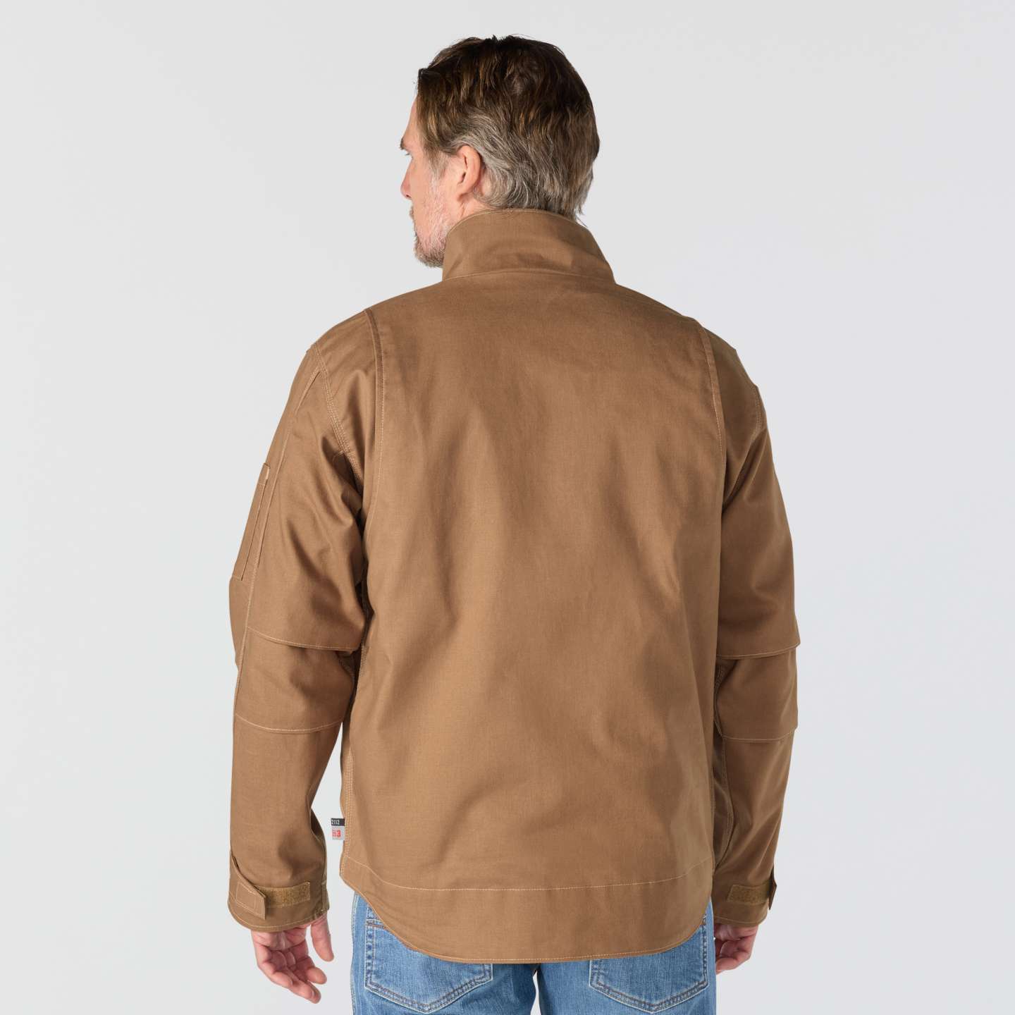 Мужская куртка Carhartt FR Quick Duck, цвет: Коричневый — фото 2