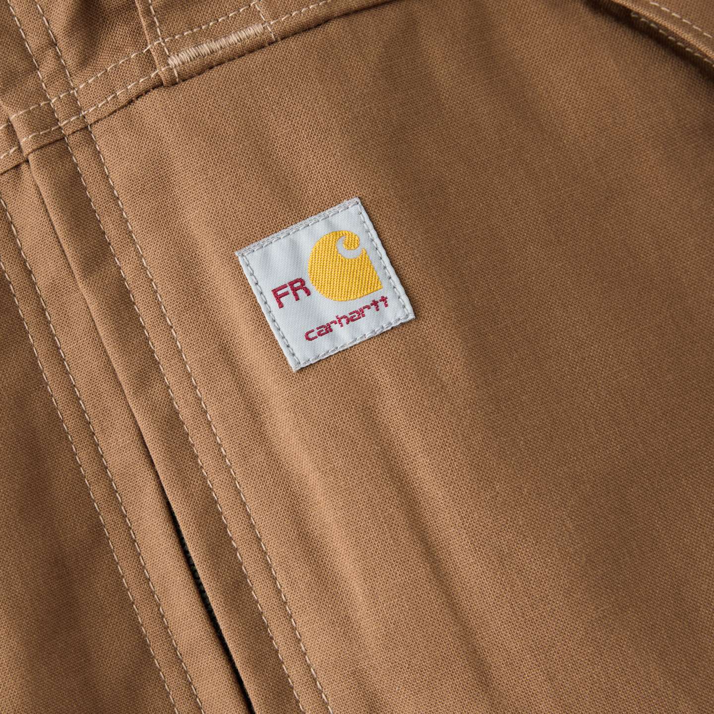 Мужская куртка Carhartt FR Quick Duck, цвет: Коричневый — фото 9