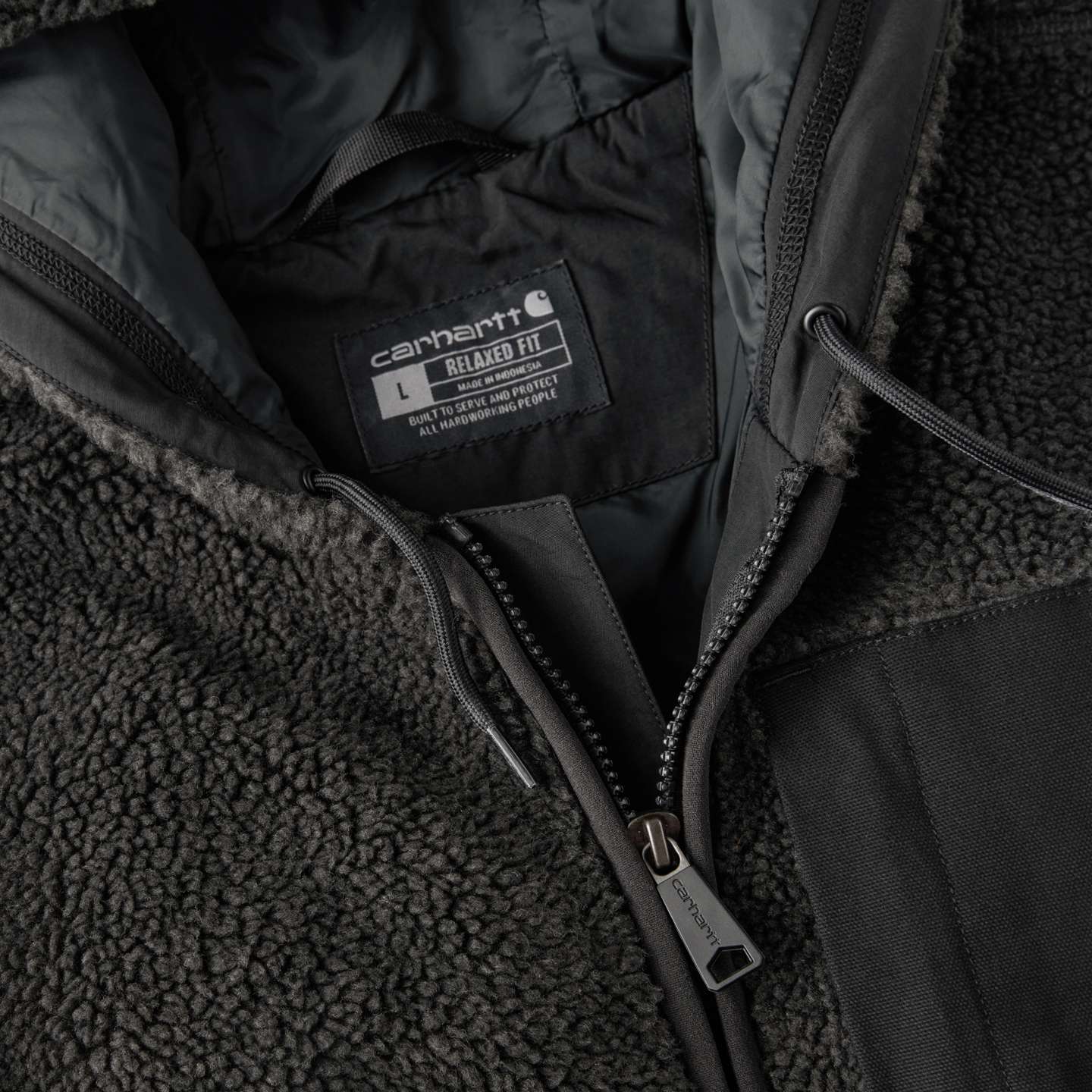 Мужская куртка Carhartt Fairbanks Active Jac, цвет: Чёрный — фото 8