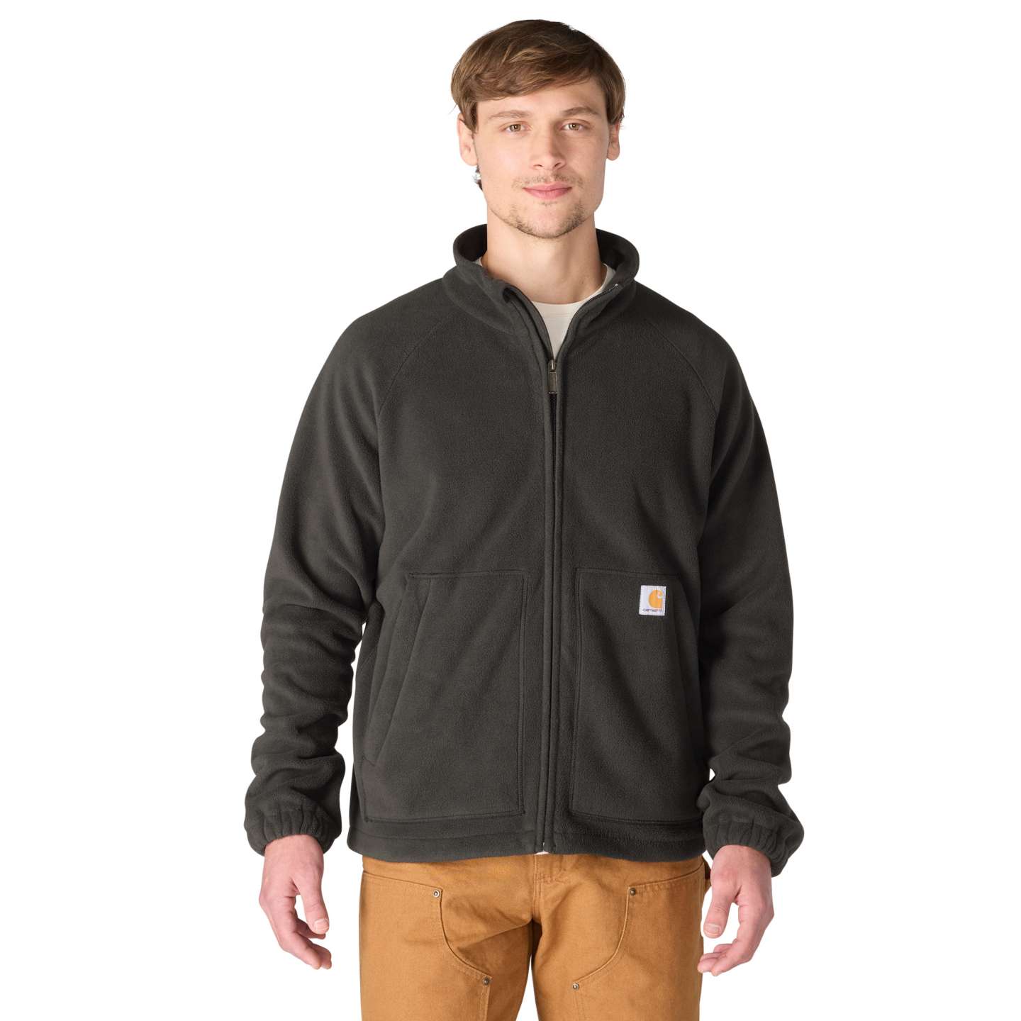 Мужская куртка Carhartt Elkhart, цвет: Чёрный — фото 1