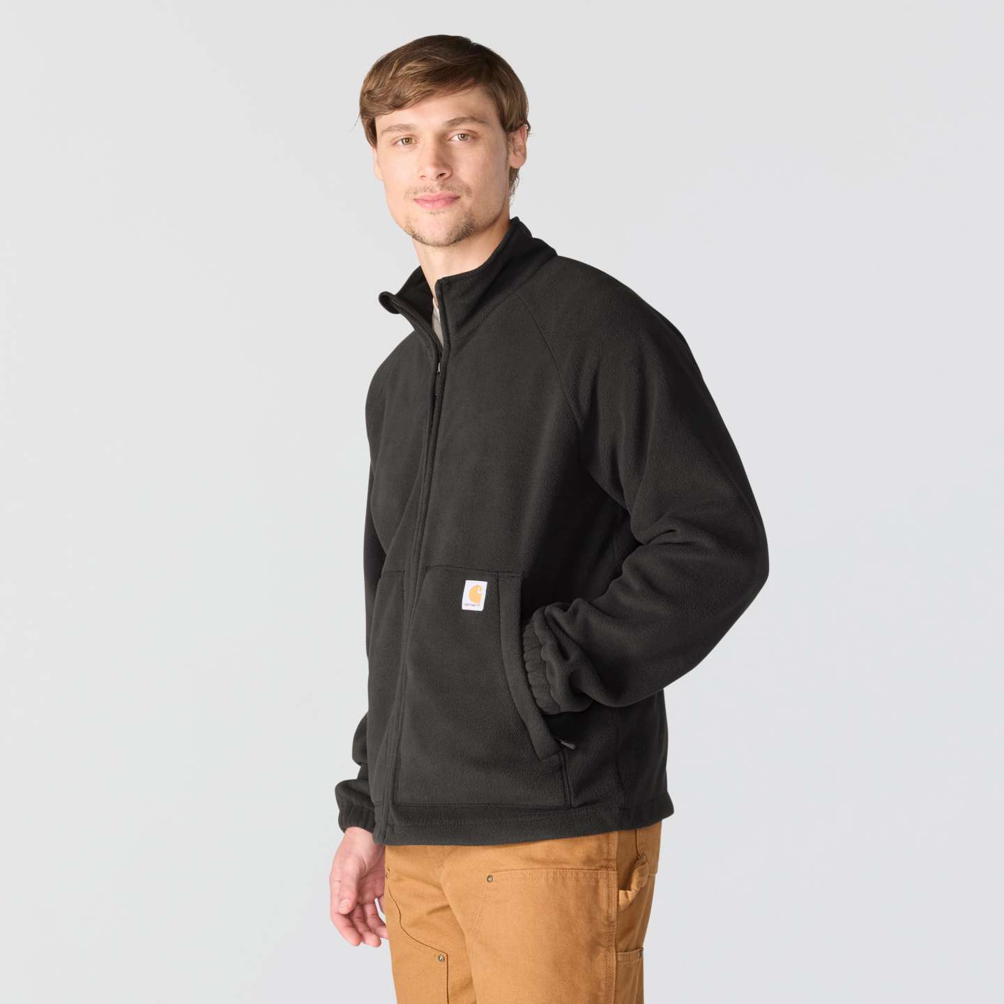 Мужская куртка Carhartt Elkhart, цвет: Чёрный — фото 3