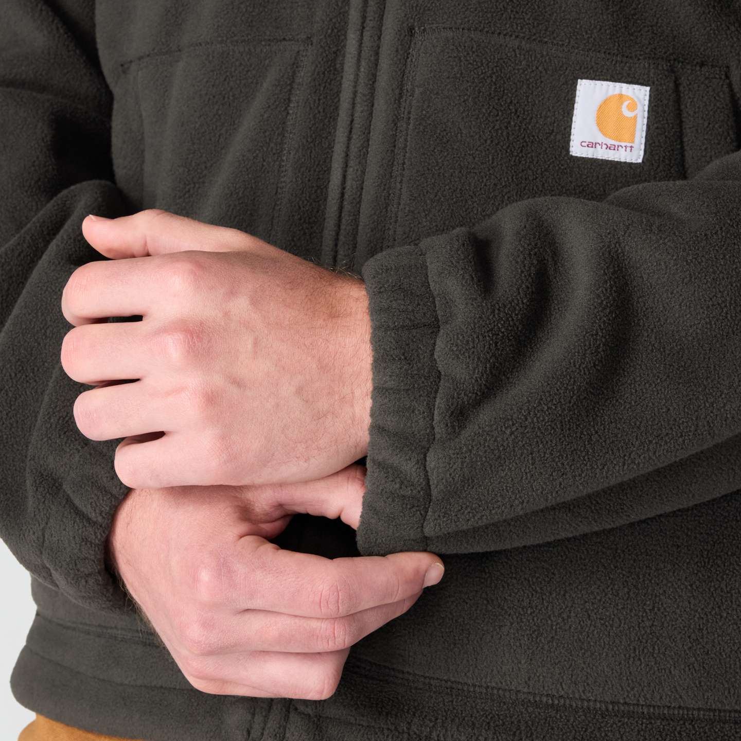 Мужская куртка Carhartt Elkhart, цвет: Чёрный — фото 8