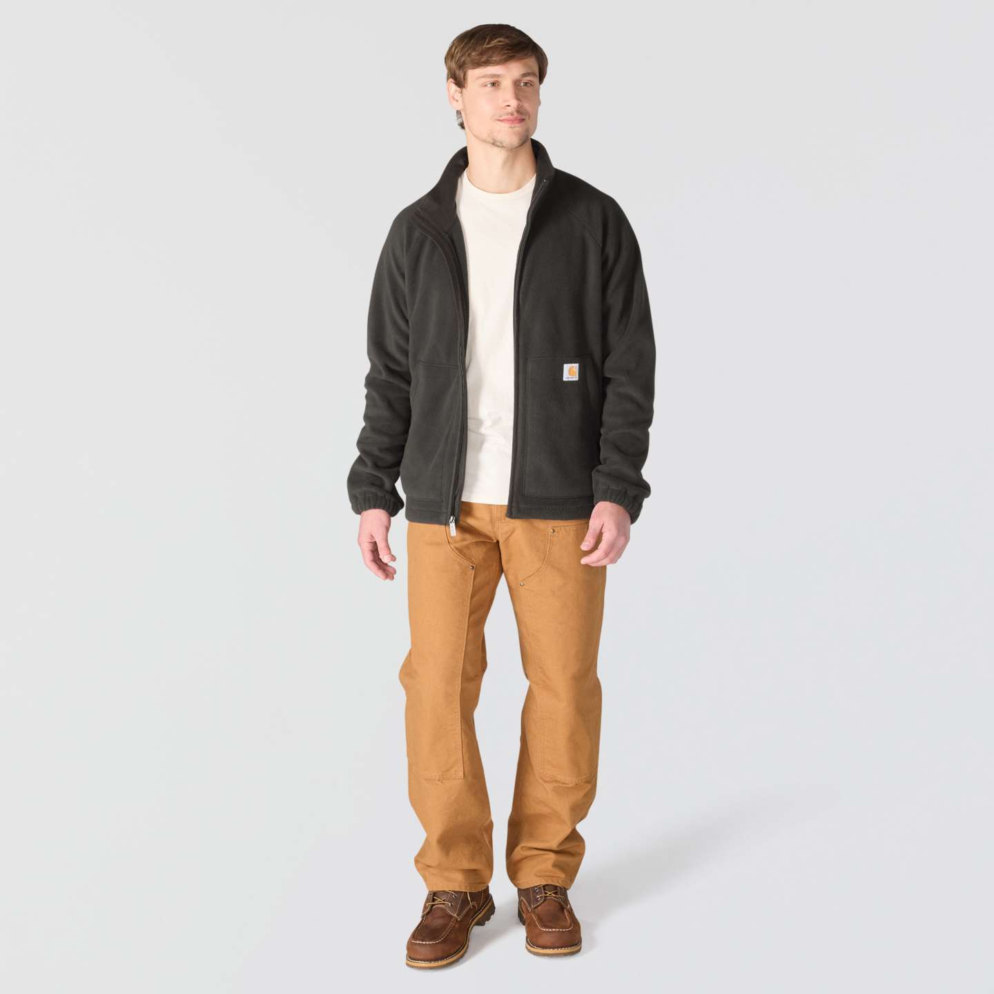 Мужская куртка Carhartt Elkhart, цвет: Чёрный — фото 5
