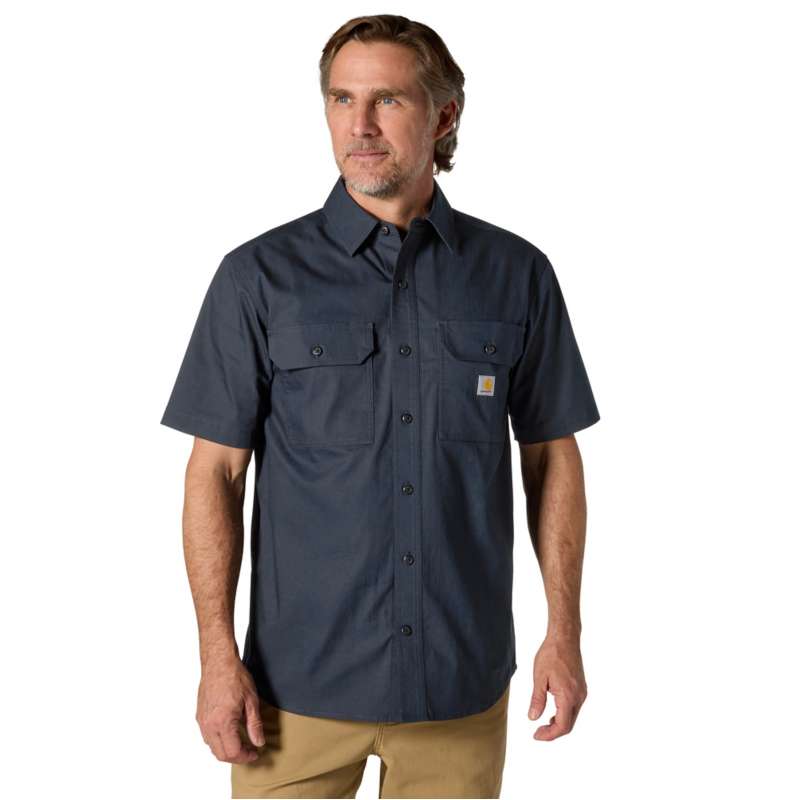 Carhartt  Navy Glenwood Relaxed SS Shirt