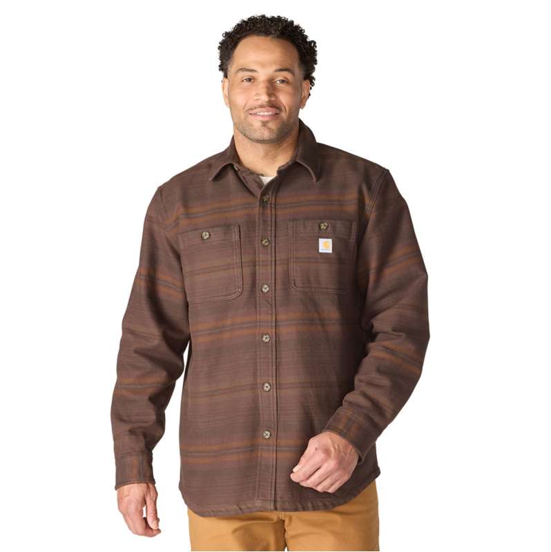 Carhartt  Dark Clove Everett Loose LS Plaid Shirt