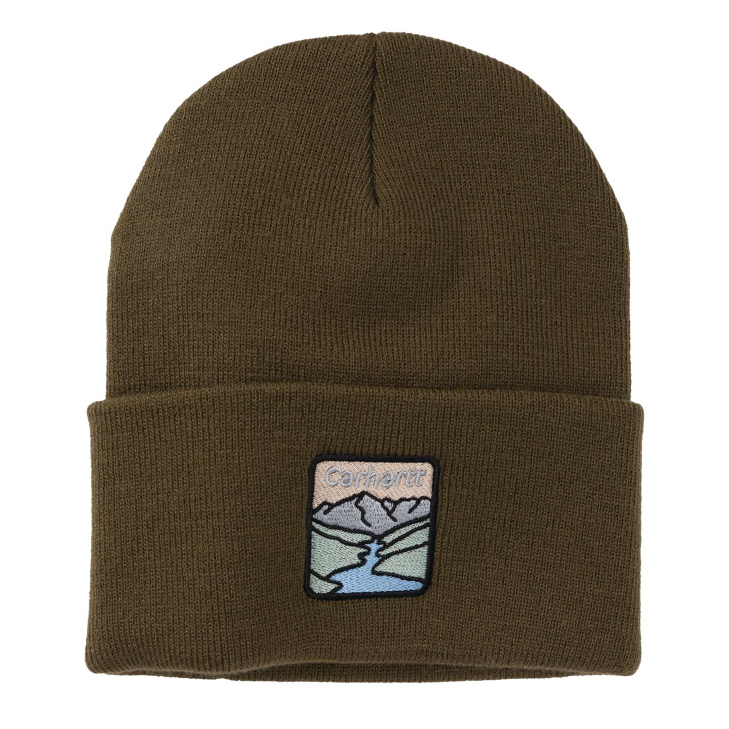 Мужские шапки Carhartt River Cuffed Beanie — фото 1