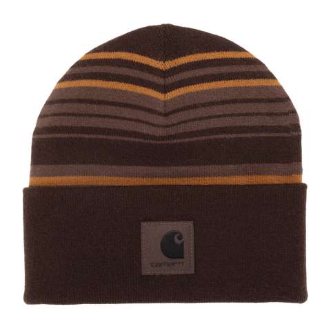 Мужские шапки Carhartt Striped Cuffed Beanie