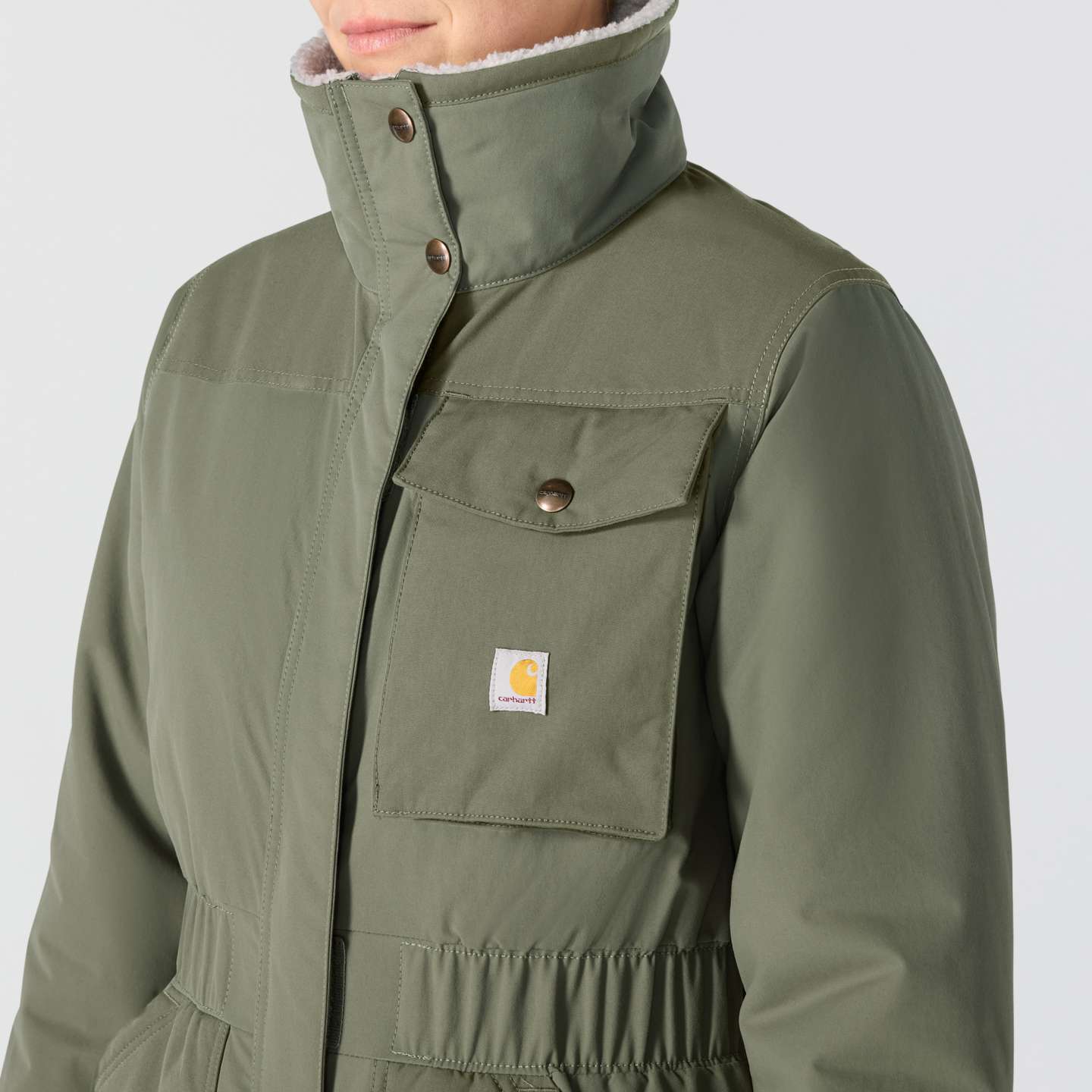 Женский комбинезон Carhartt Great Lands, цвет: Пыльный оливковый — фото 4
