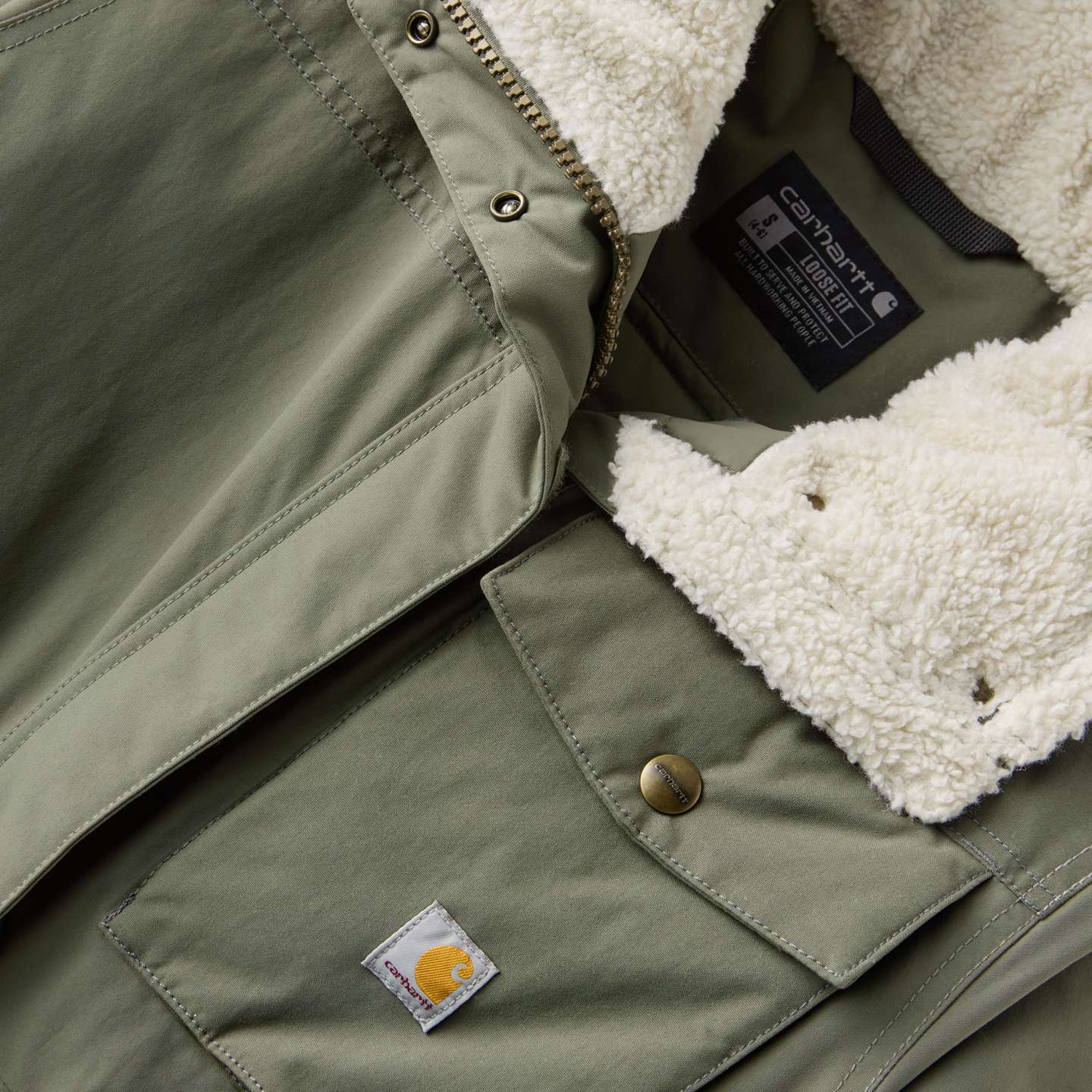Женский комбинезон Carhartt Great Lands, цвет: Пыльный оливковый — фото 8