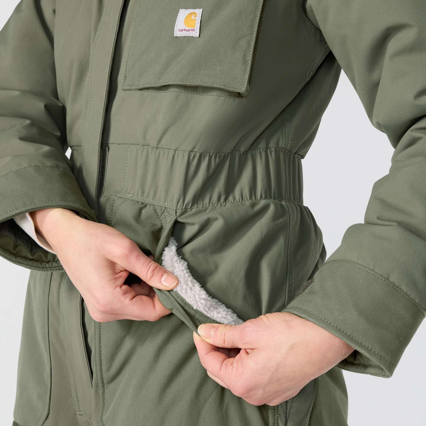 Женский комбинезон Carhartt Great Lands, цвет: Пыльный оливковый — фото 6