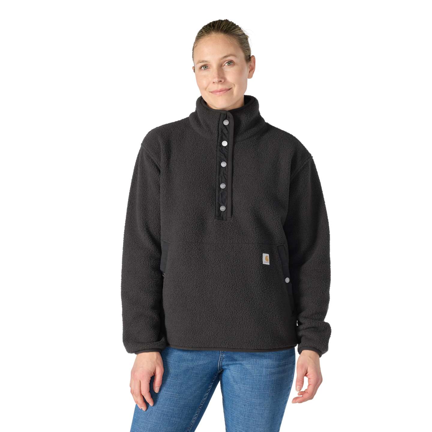 Женский свитер Carhartt Highland Pullover, цвет: Чёрный — фото 1