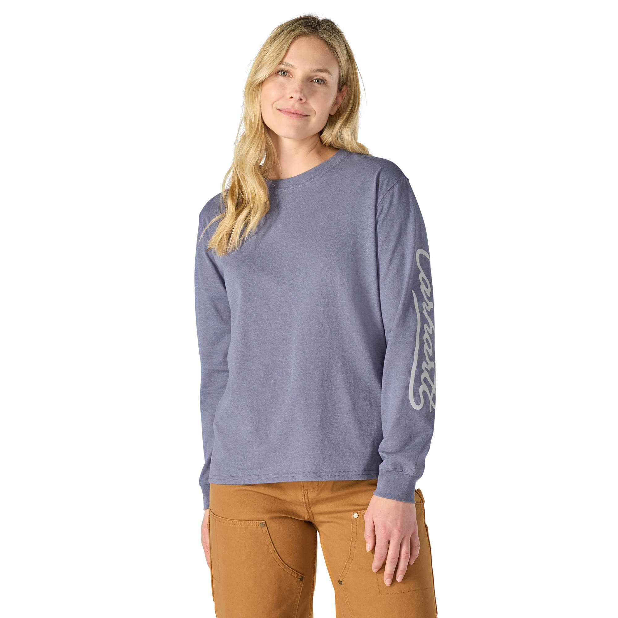 Carhartt Women's Irvine Loose LS Logo T-Shirt