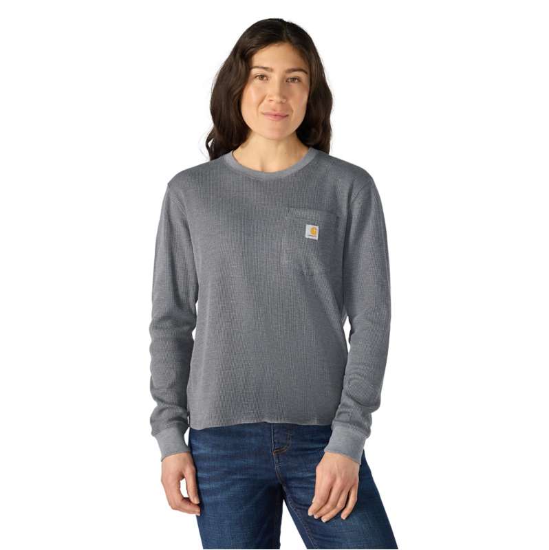 Carhartt  Shadow Women's Waffle Knit Loose LS T-Shirt
