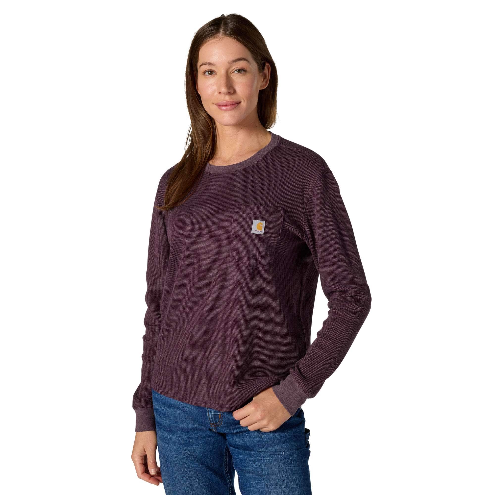 Carhartt Women's Waffle Knit Loose LS T-Shirt