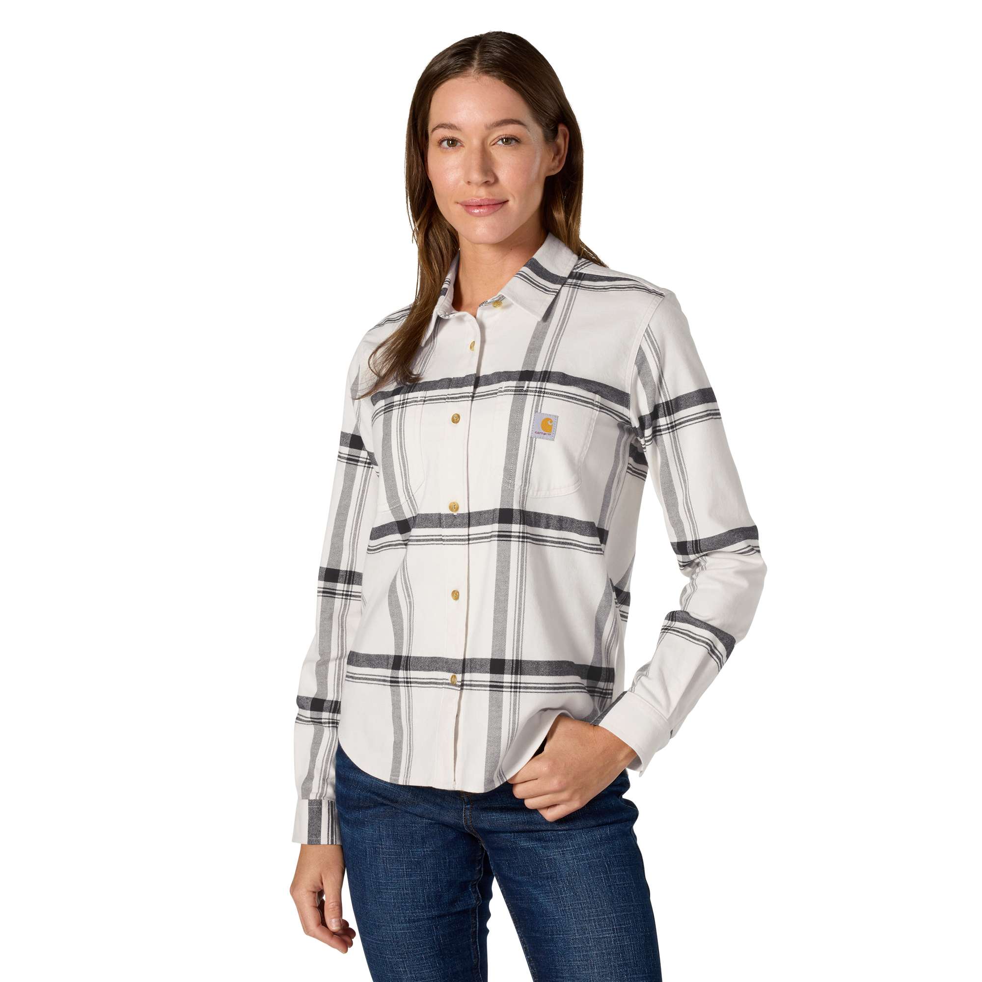 Carhartt Women's Hamilton Relaxed LS Plaid Shirt