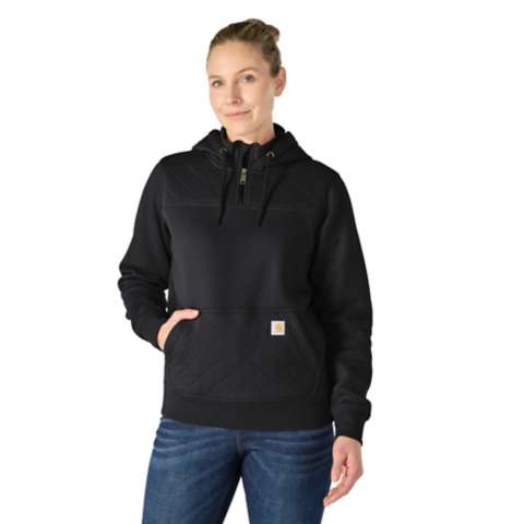 Женские худи Carhartt Women's Paxton Quilted 1/4-Zip Sweatshirt