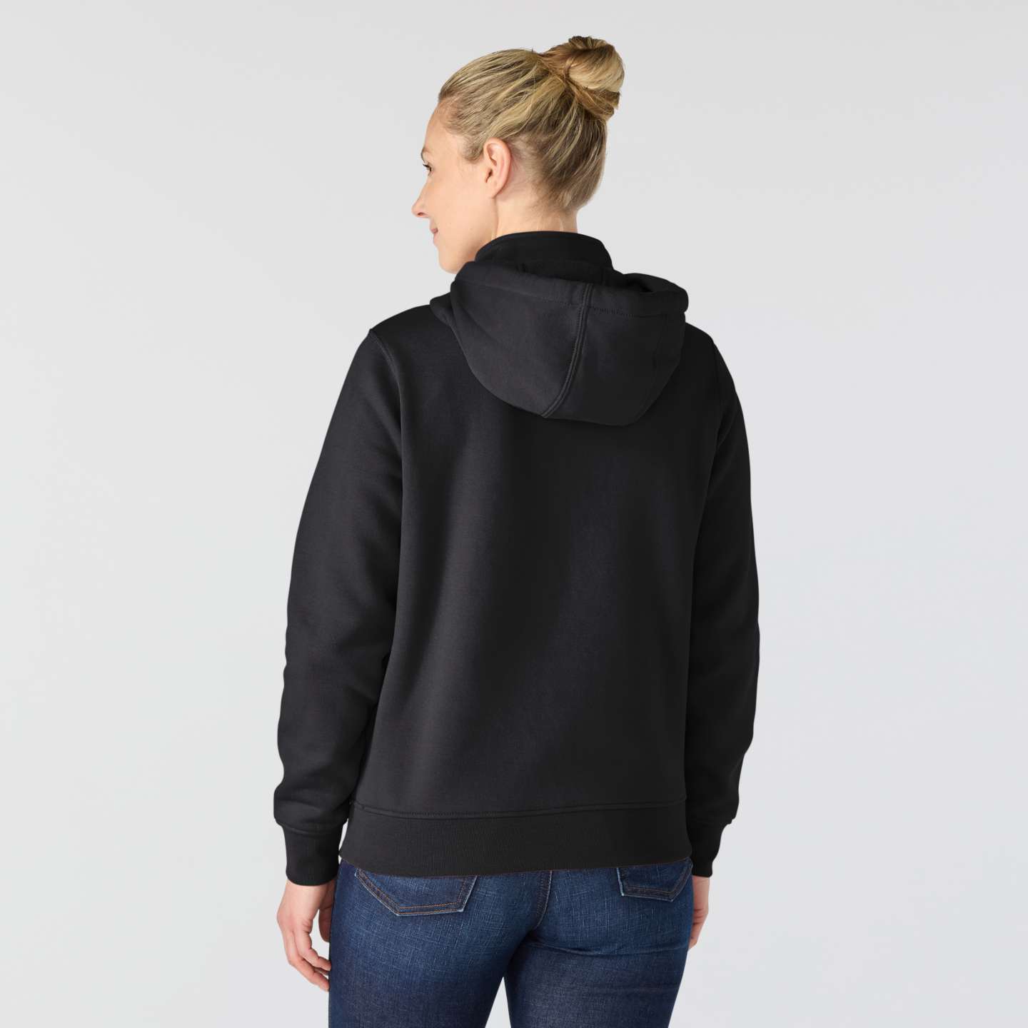 Женская толстовка Carhartt Paxton Quilted 1/4-Zip, цвет: Чёрный — фото 4