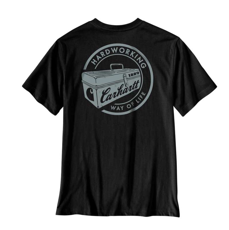 Carhartt  Black Irvine Relaxed Hardworking T-Shirt