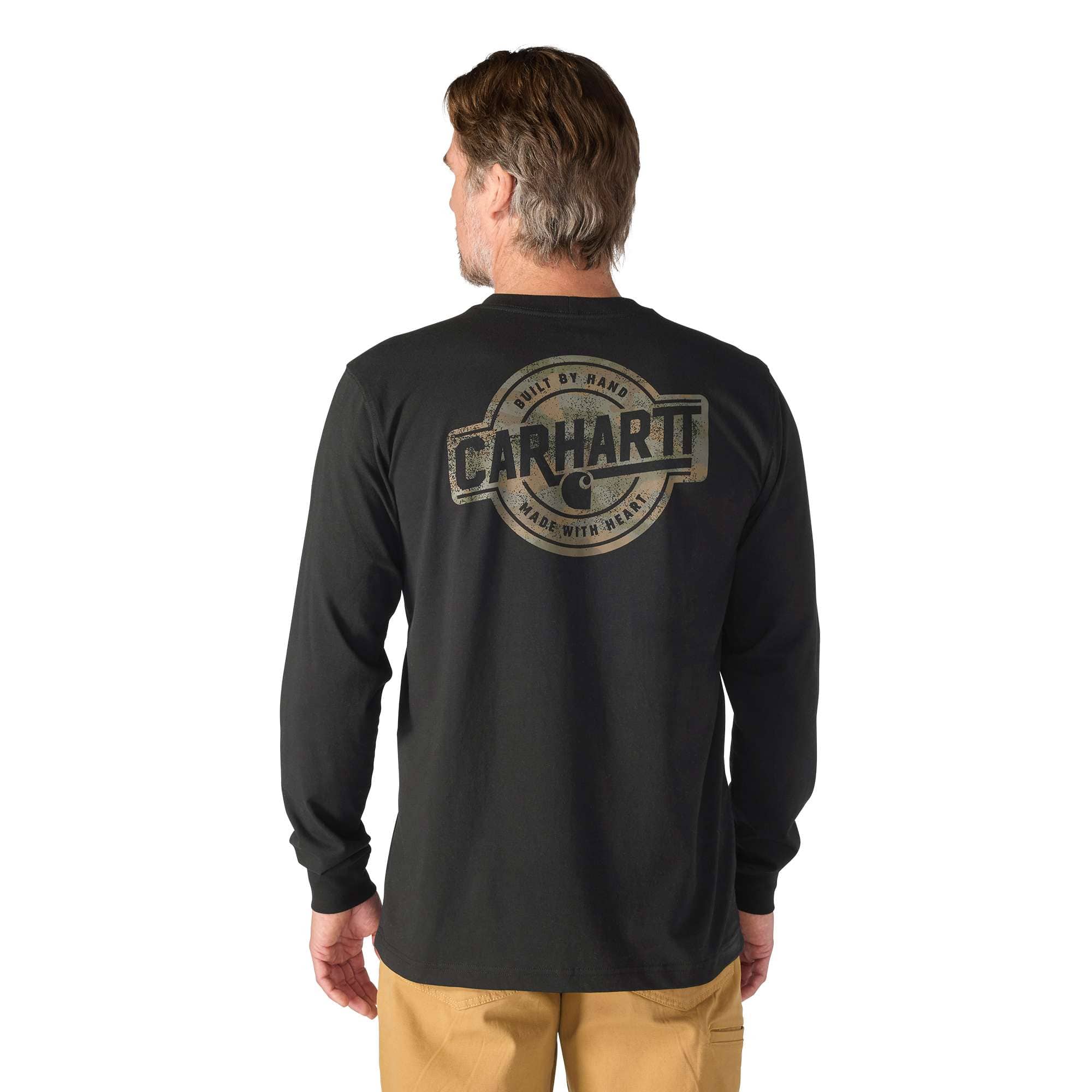 Carhartt Irvine Relaxed Camo Badge LS T-Shirt