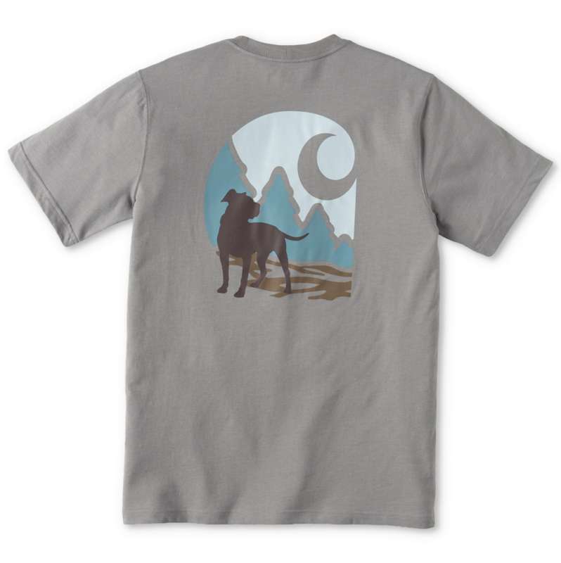 Carhartt  Weather Ash Heather Irvine Relaxed Dog T-Shirt