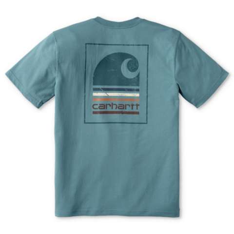 Мужские футболки Carhartt Irvine Relaxed Faded Stripe T-Shirt