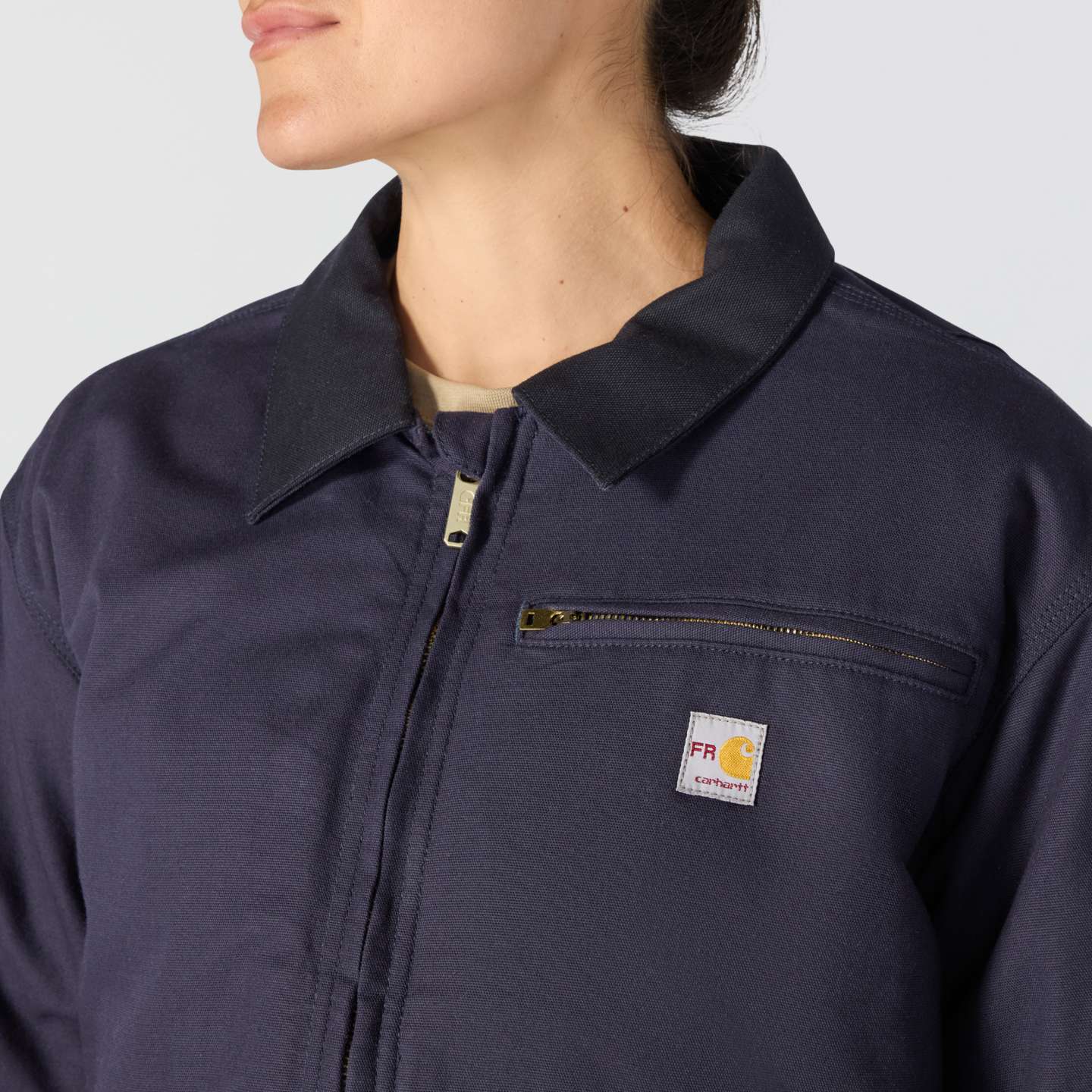 Женская куртка Carhartt FR Crawford Detroit, цвет: Тёмно-синий — фото 3