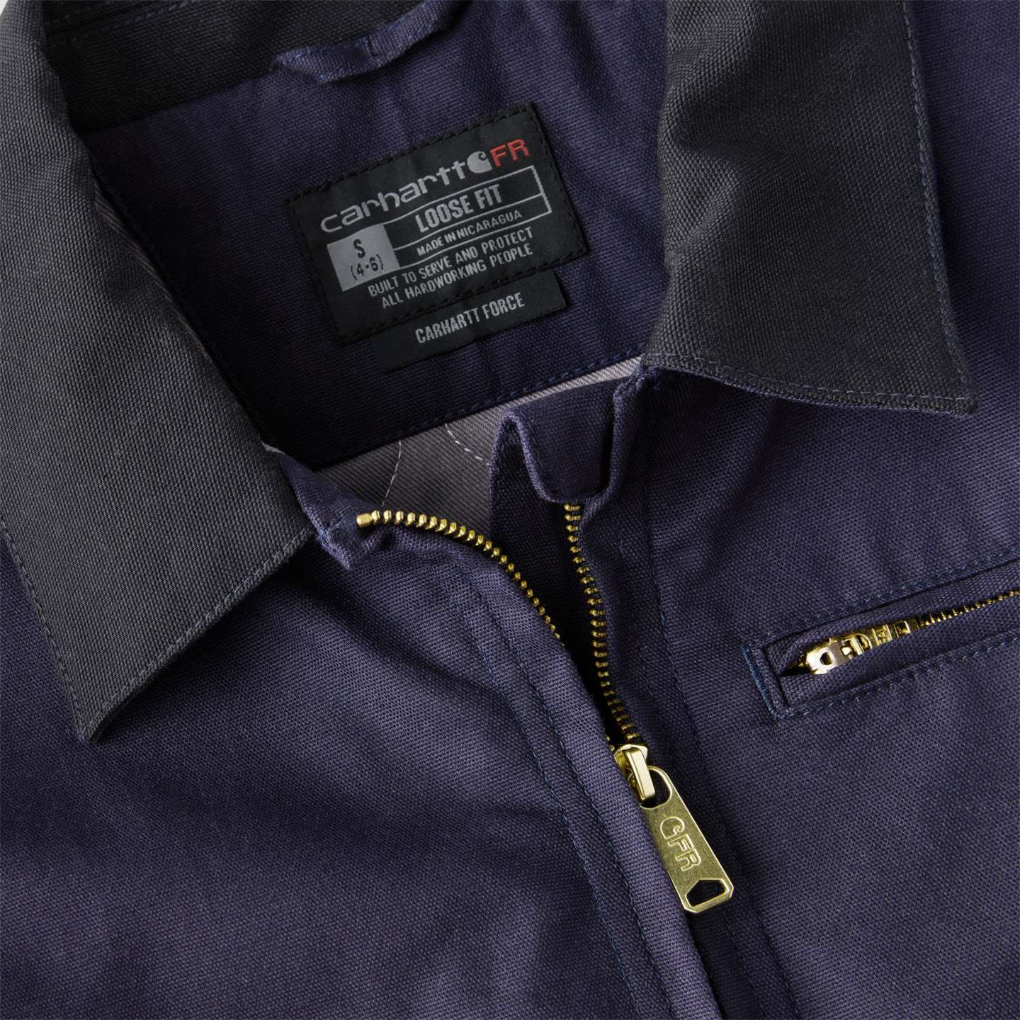 Женская куртка Carhartt FR Crawford Detroit, цвет: Тёмно-синий — фото 8