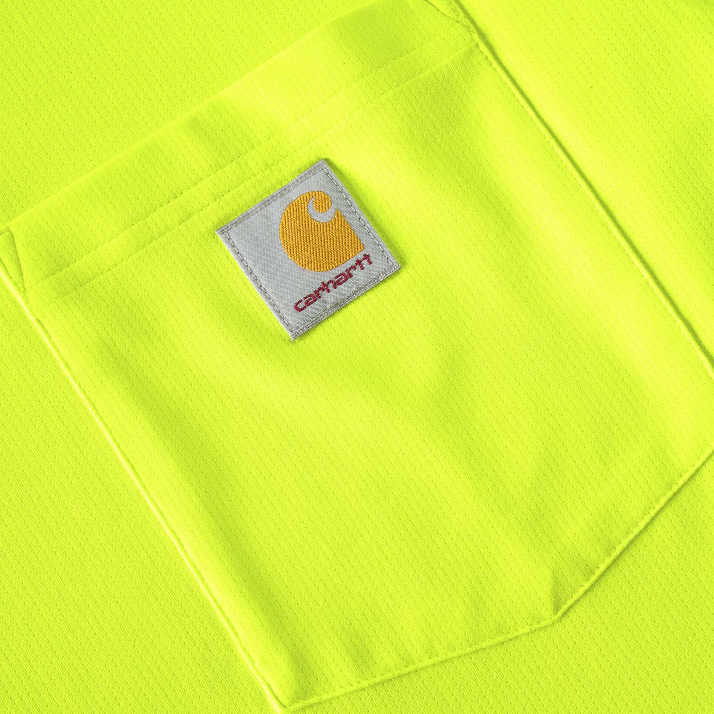 Мужская футболка Carhartt Force Relaxed Color Enhanced, цвет: Лаймовый — фото 8