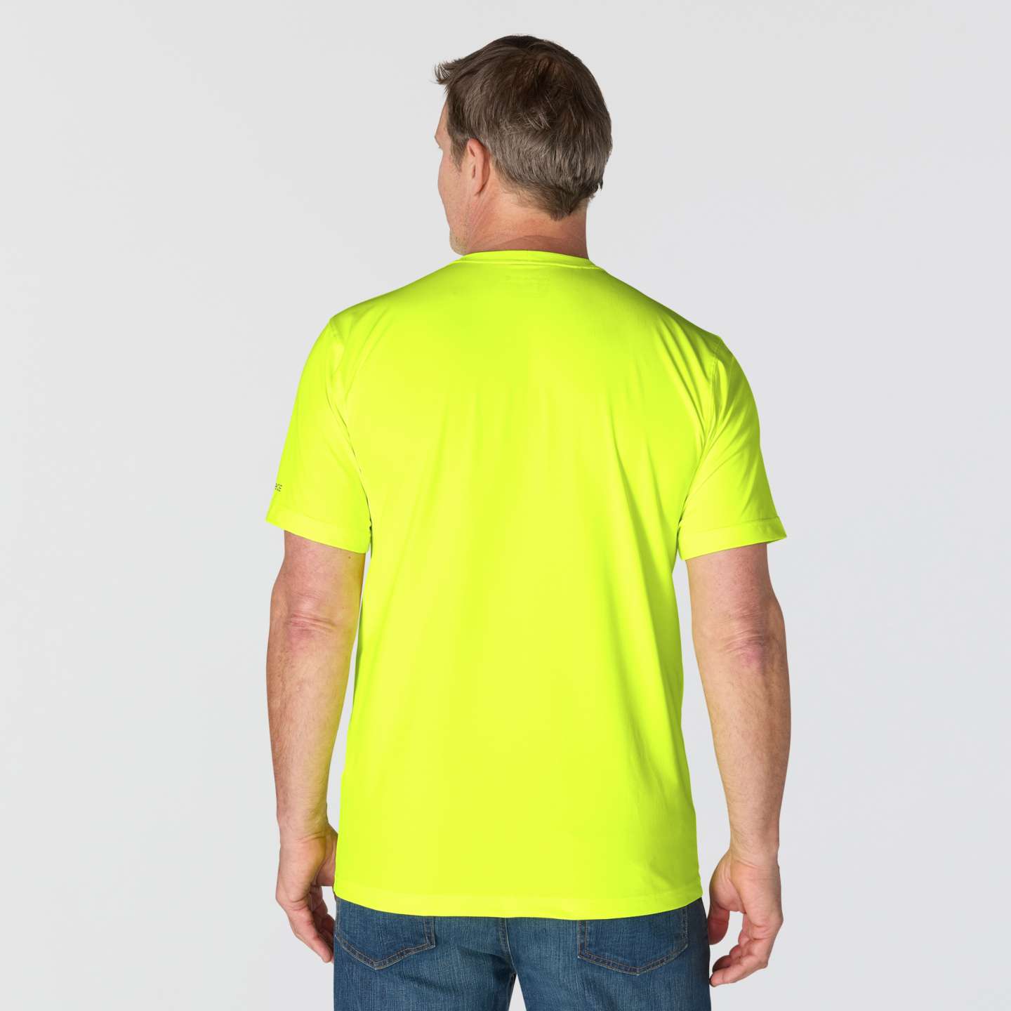 Мужская футболка Carhartt Force Relaxed Color Enhanced, цвет: Лаймовый — фото 5
