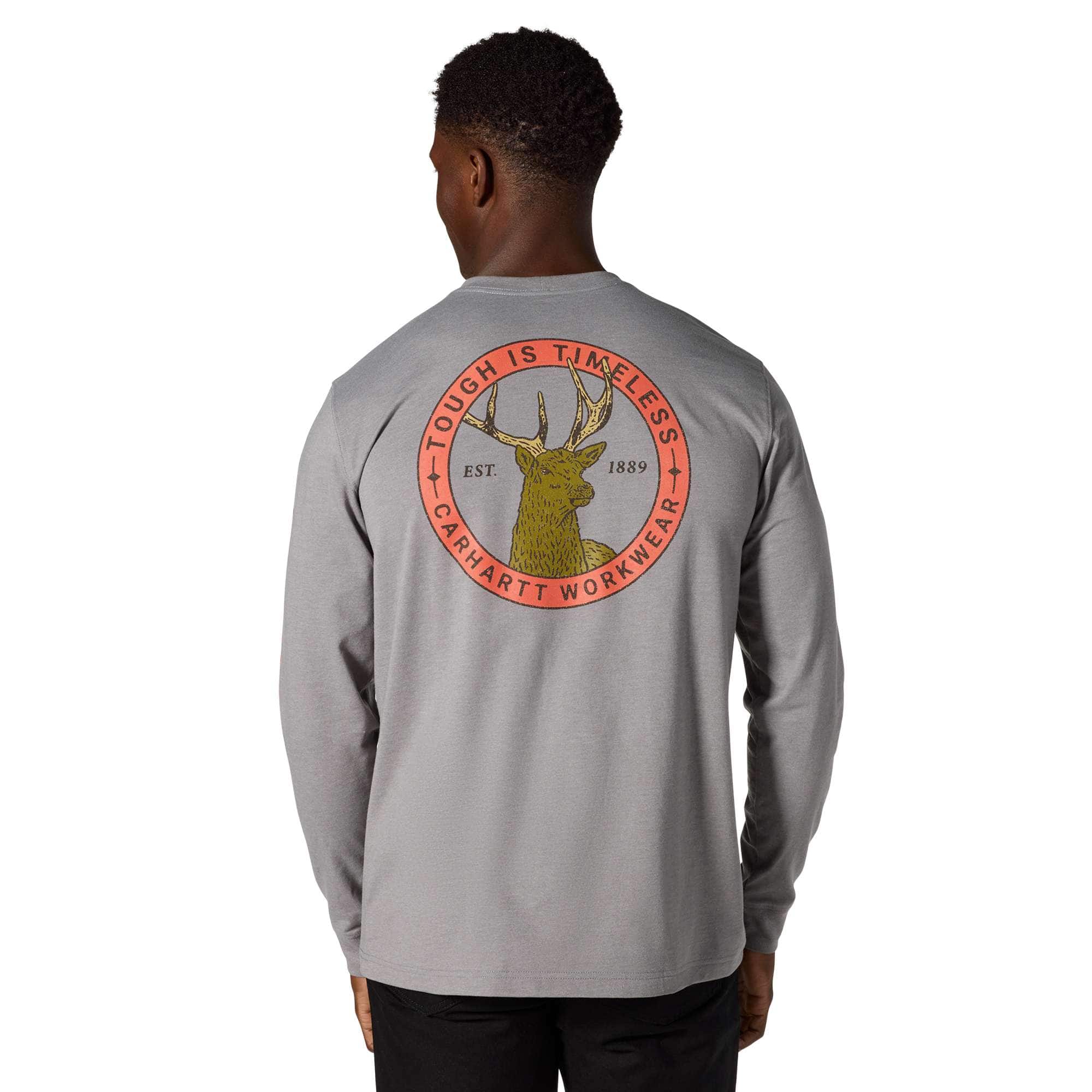 Carhartt Irvine Relaxed Deer Badge LS T-Shirt
