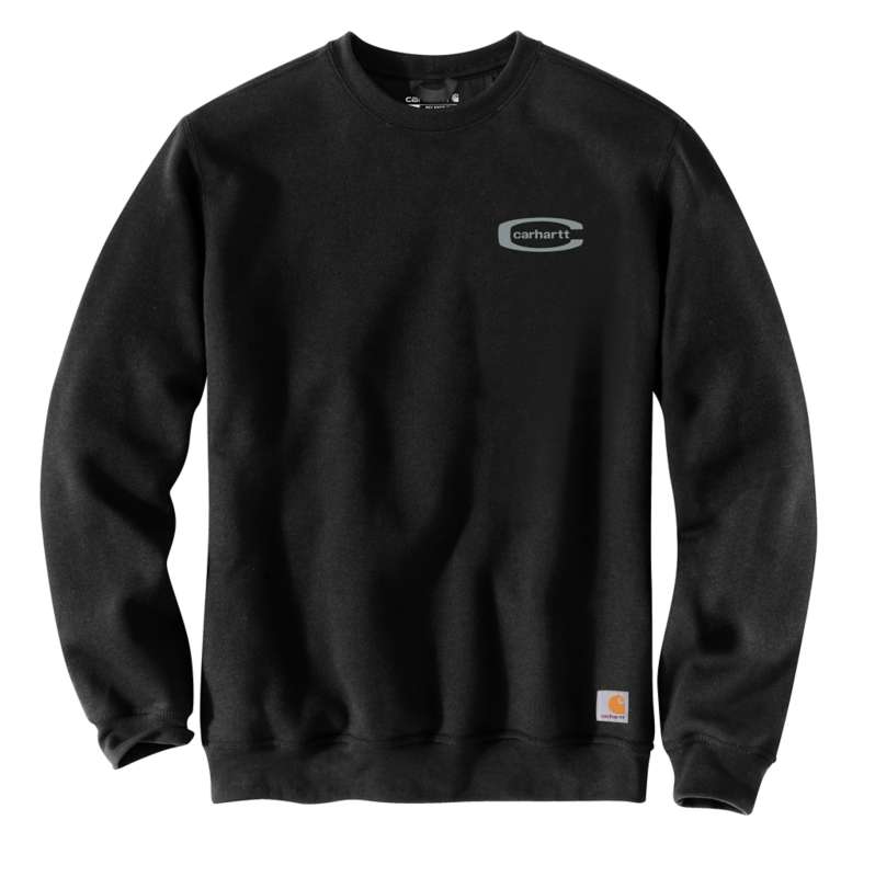 Carhartt  Black Sawyer 1965 Logo Crewneck Sweatshirt