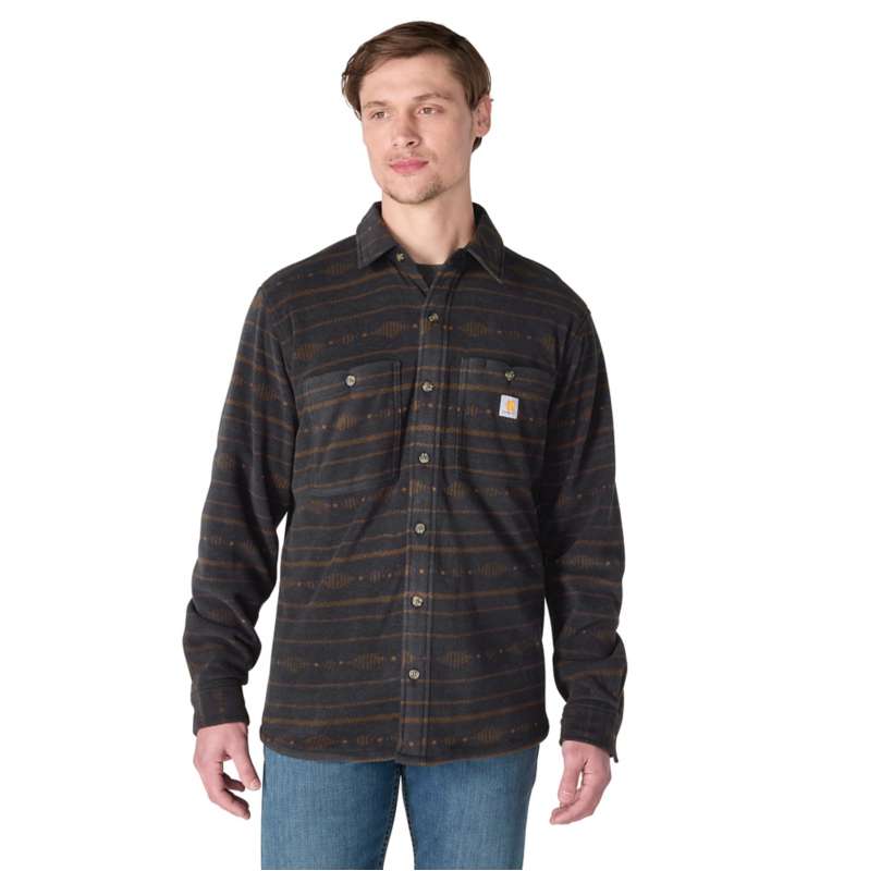 Carhartt  Carbon Heather Seneca Loose LS Printed Shirt