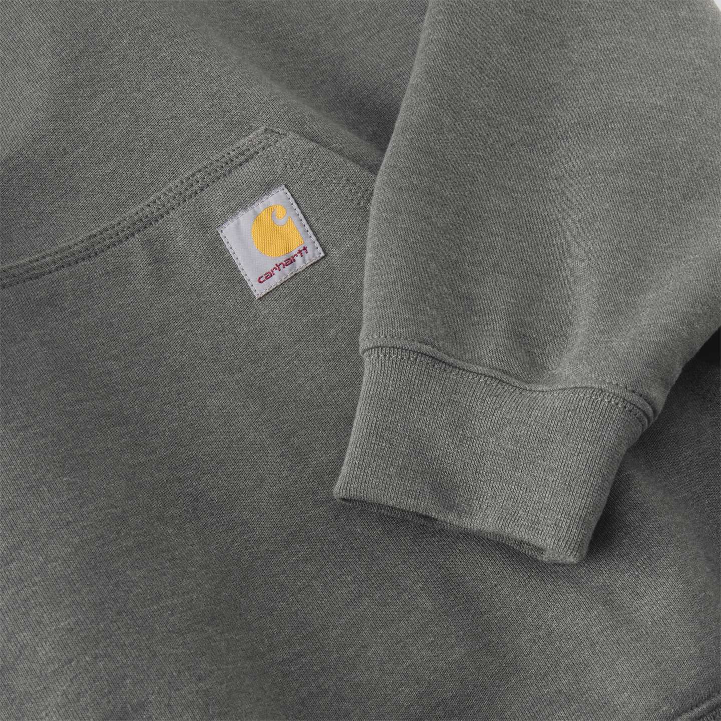 Мужская толстовка Carhartt Paxton Logo Graphic, цвет: Карбоновый меланжевый — фото 8