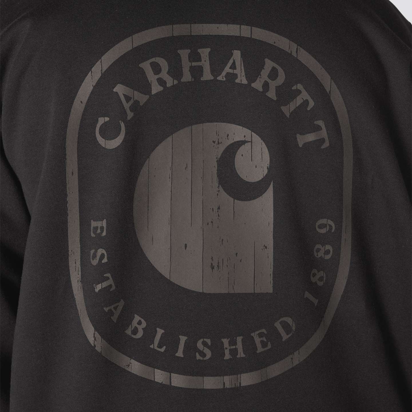 Мужская толстовка Carhartt Paxton 1889 Graphic, цвет: Чёрный — фото 3