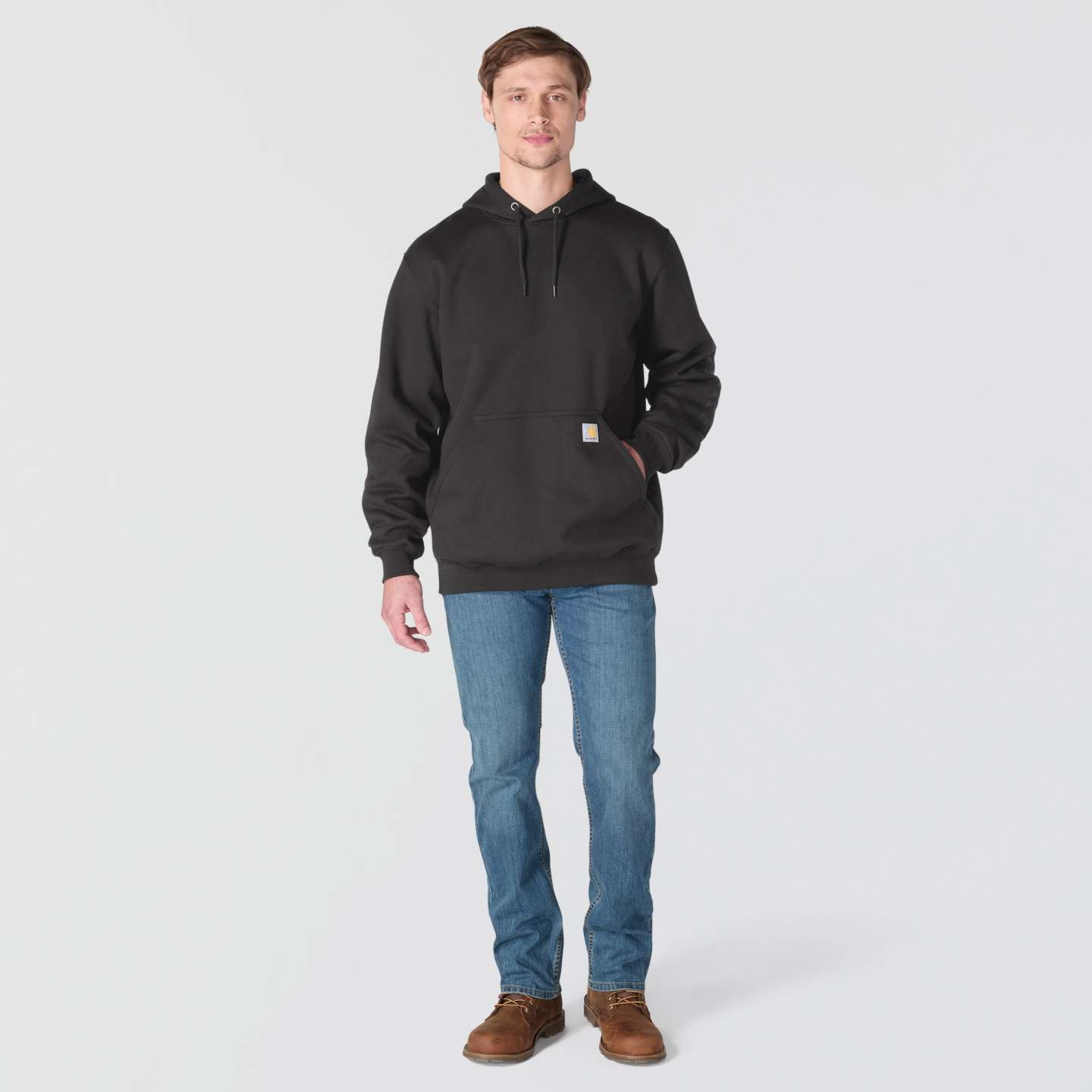 Мужская толстовка Carhartt Paxton 1889 Graphic, цвет: Чёрный — фото 4