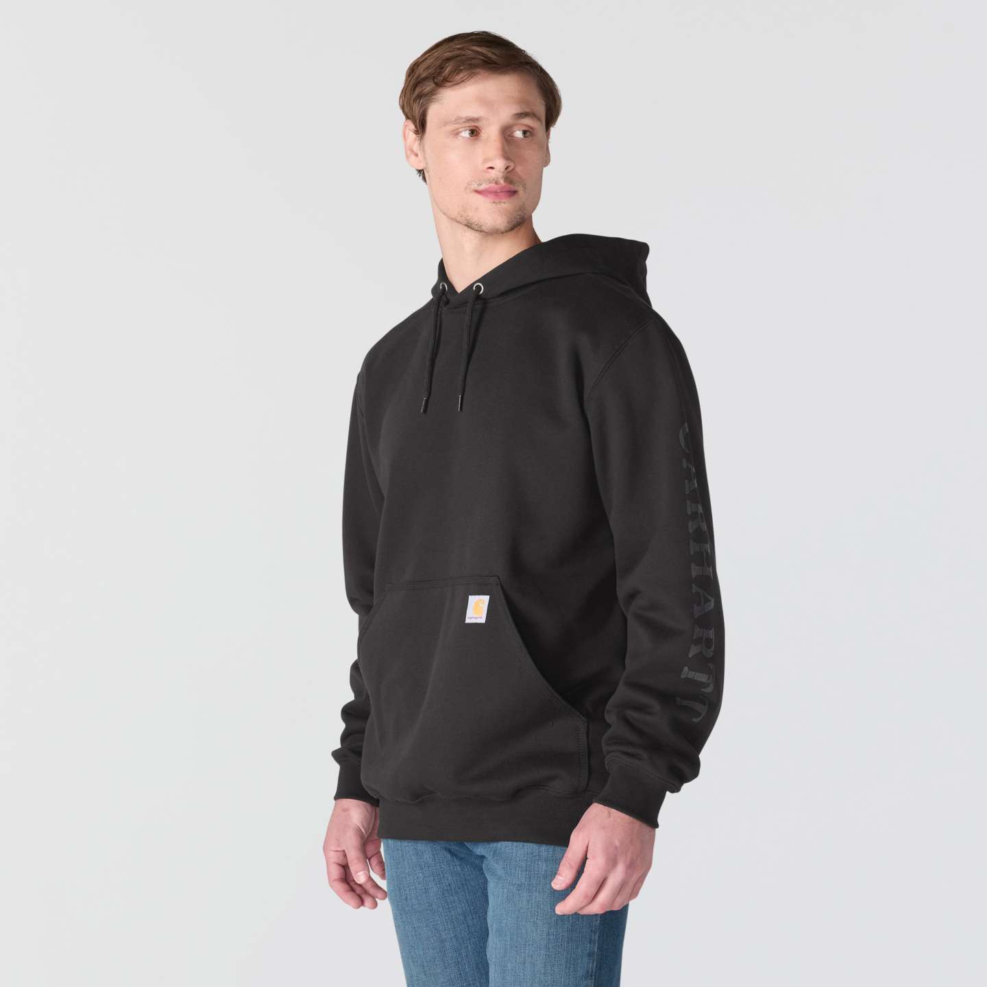 Мужская толстовка Carhartt Paxton 1889 Graphic, цвет: Чёрный — фото 5