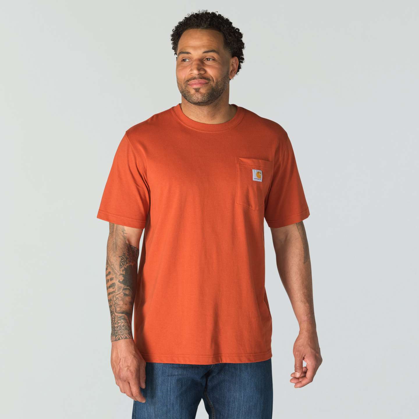 Мужская футболка Carhartt Irvine Relaxed Ducks, цвет: Красный — фото 2
