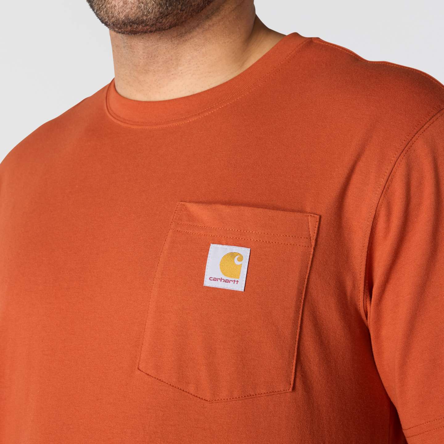 Мужская футболка Carhartt Irvine Relaxed Ducks, цвет: Красный — фото 6