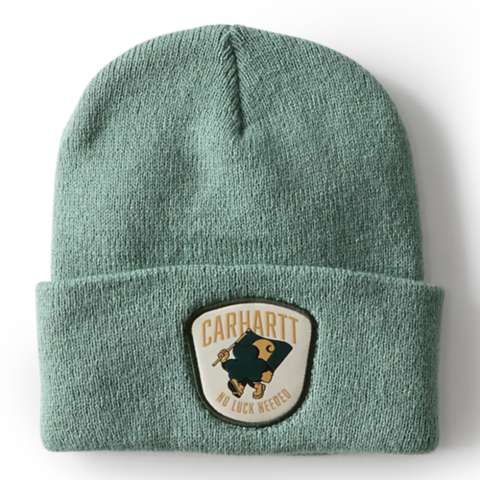 Мужские шапки Carhartt Knit Shamrock Patch Beanie