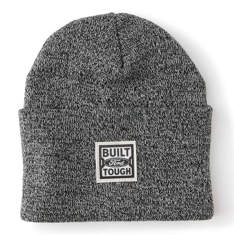 Carhartt  Black/White Knit Cuffed Ford Beanie