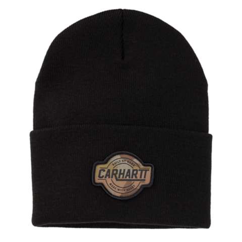 Мужские шапки Carhartt Camo Patch Cuffed Beanie