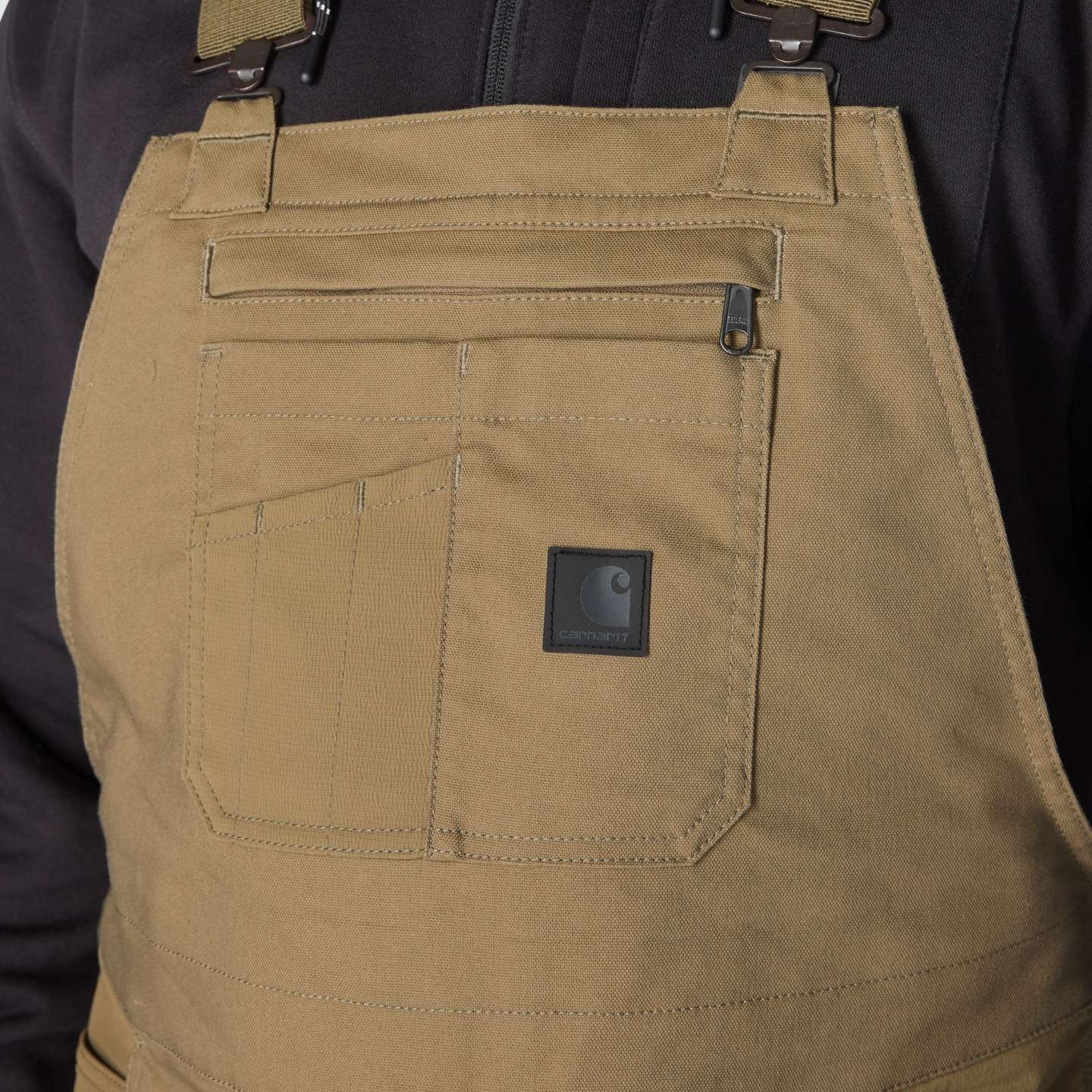 Мужской полукомбинезон Carhartt Steel Braddock Bib Overall, цвет: Field Fatigue — фото 3