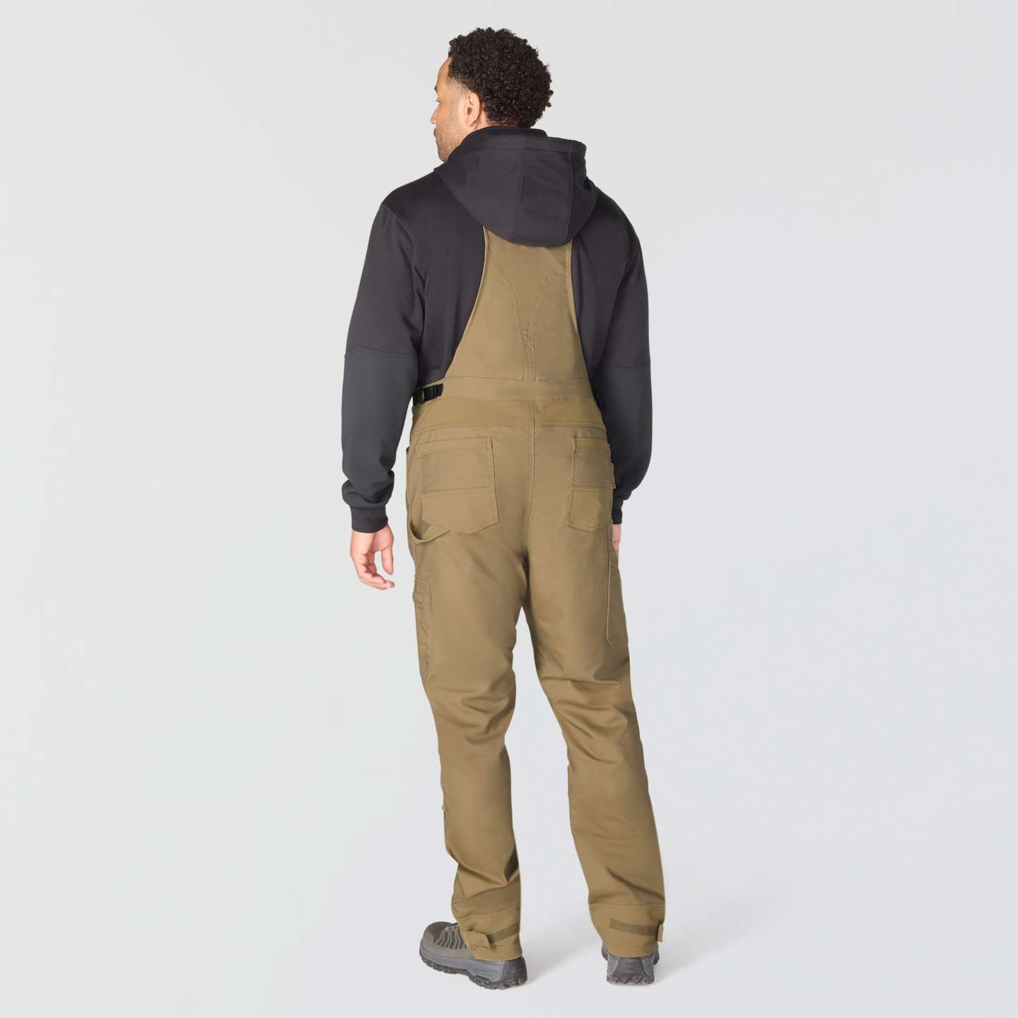 Мужской полукомбинезон Carhartt Steel Braddock Bib Overall, цвет: Field Fatigue — фото 2