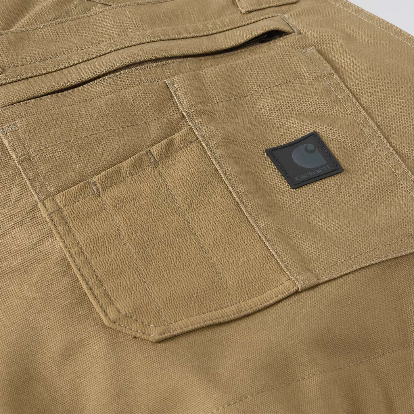 Мужской полукомбинезон Carhartt Steel Braddock Bib Overall, цвет: Field Fatigue — фото 9