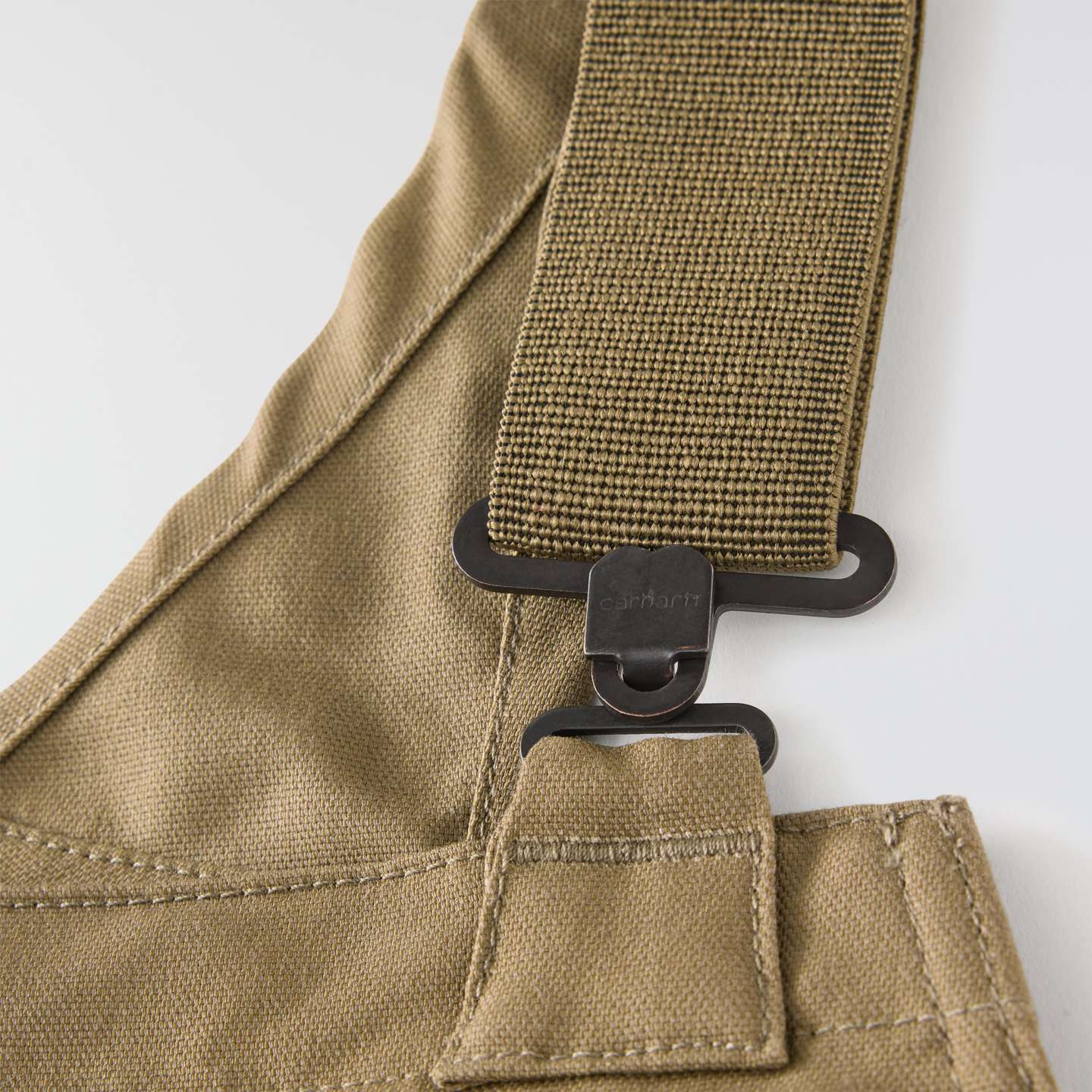Мужской полукомбинезон Carhartt Steel Braddock Bib Overall, цвет: Field Fatigue — фото 8