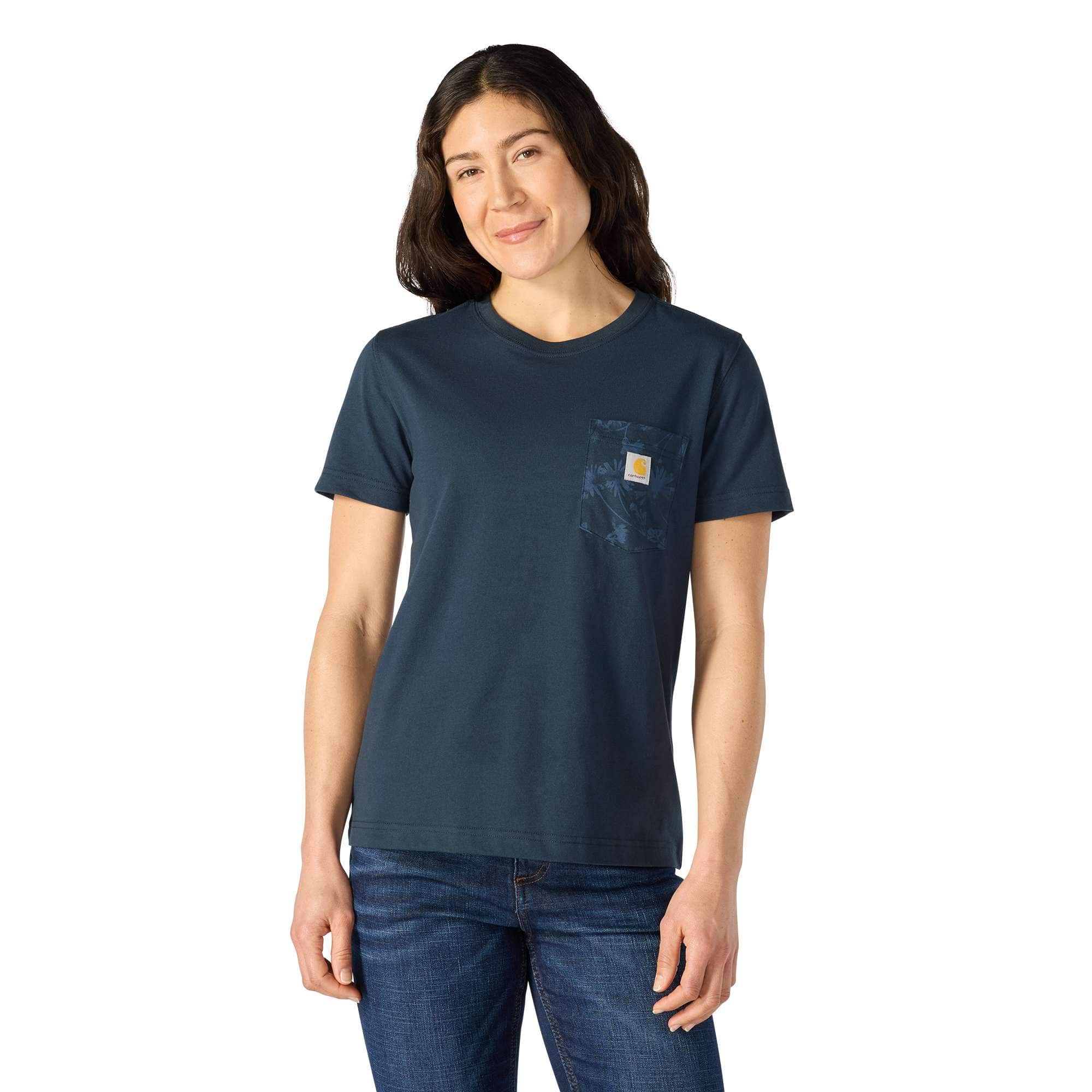 Additional thumbnail 1 of Women's Irvine Relaxed Floral Pocket T-Shirt