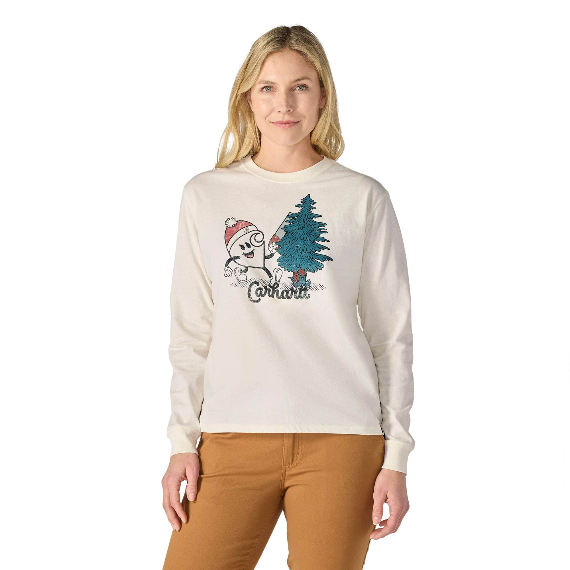 Carhartt Women's Irvine Loose Fit Nettie Winter LS T-Shirt