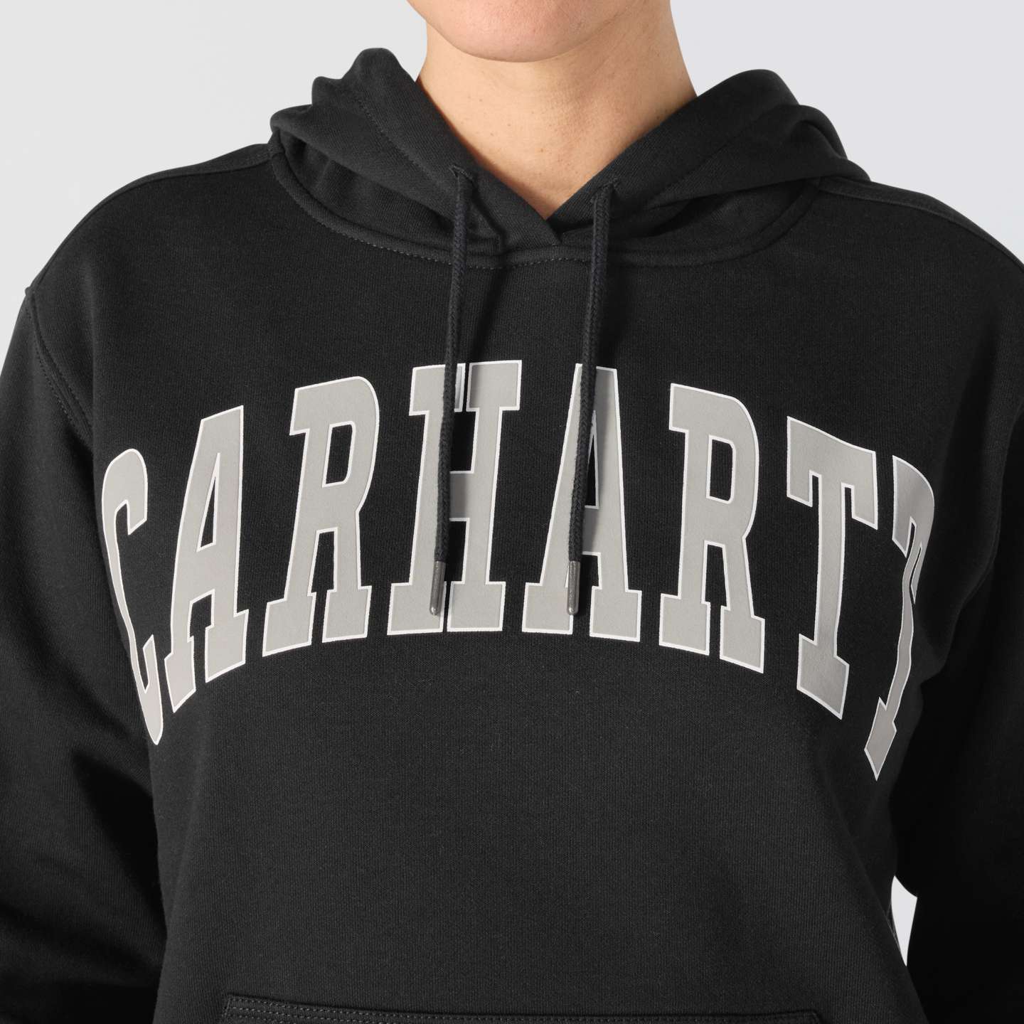 Женская толстовка Carhartt Marquette Varsity, цвет: Чёрный — фото 3