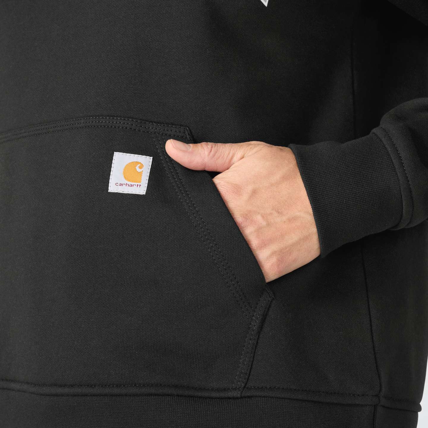 Женская толстовка Carhartt Marquette Varsity, цвет: Чёрный — фото 5