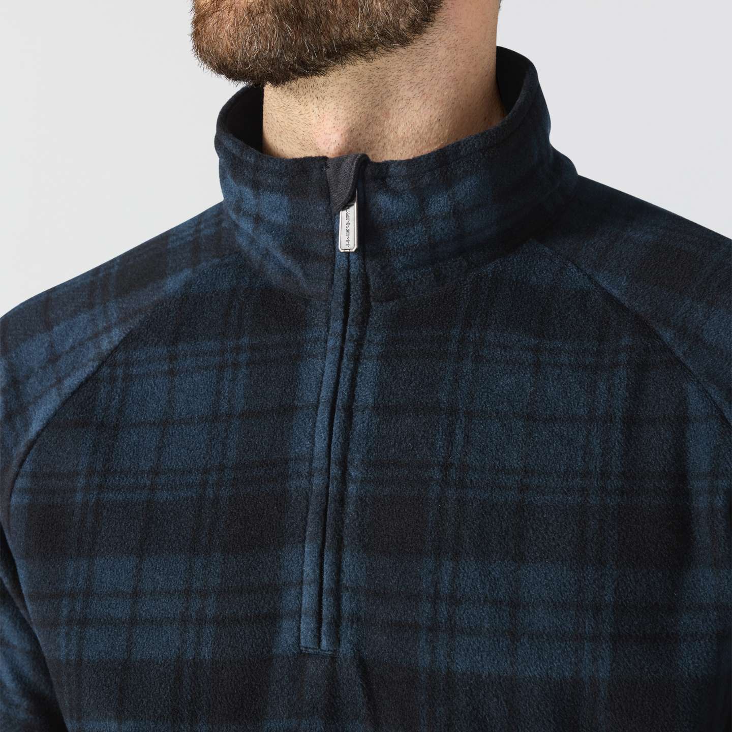 Мужской свитер Carhartt Elkhart Pullover, цвет: Синий клетчатый — фото 3